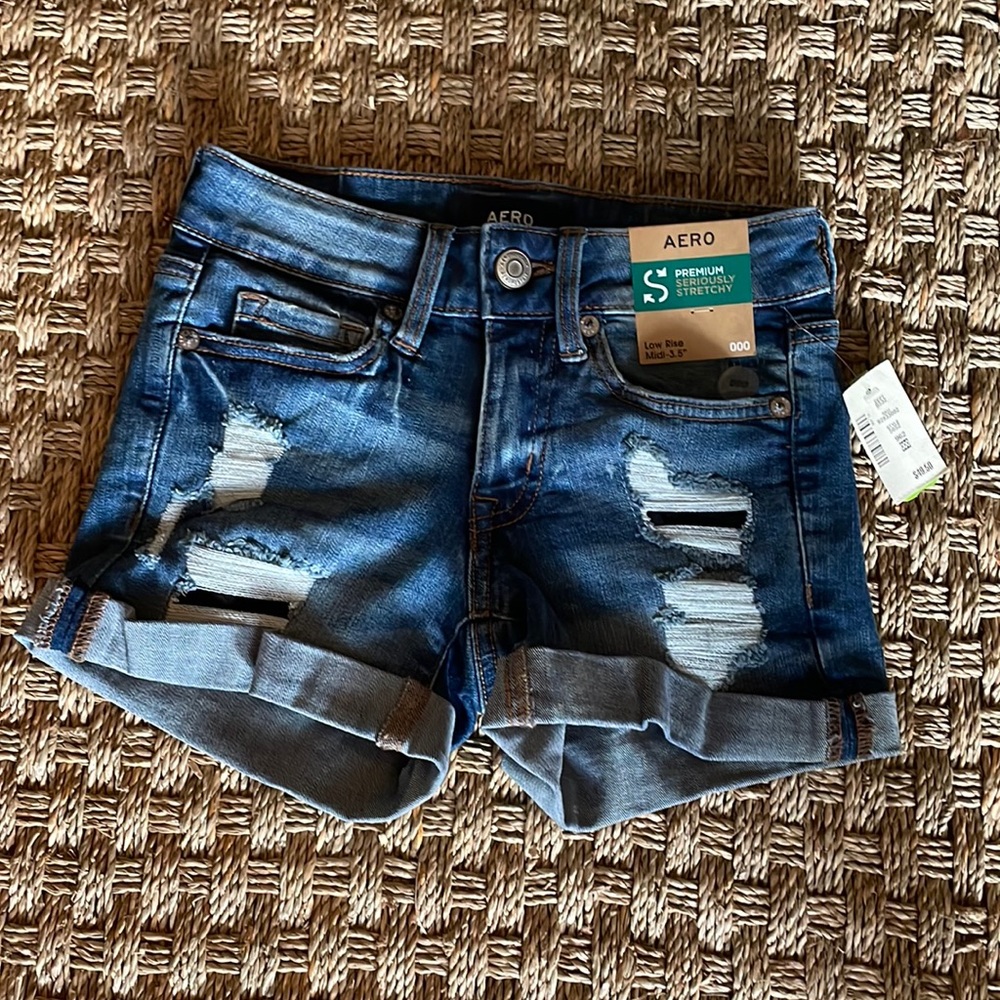 Aero jean shorts